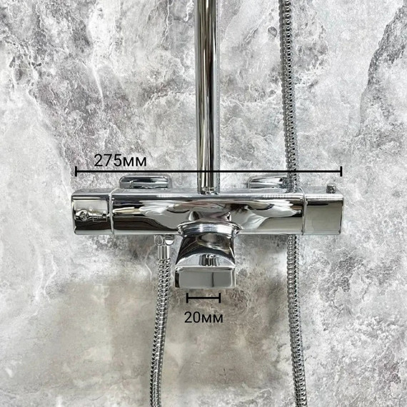 Душевая стойка с термостатом Haiba HB24537 - фото 15