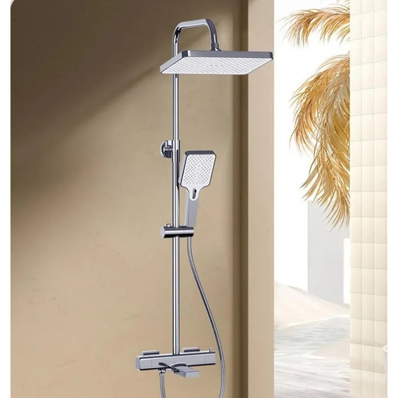 Душевая стойка с термостатом Haiba HB24537 - фото 3