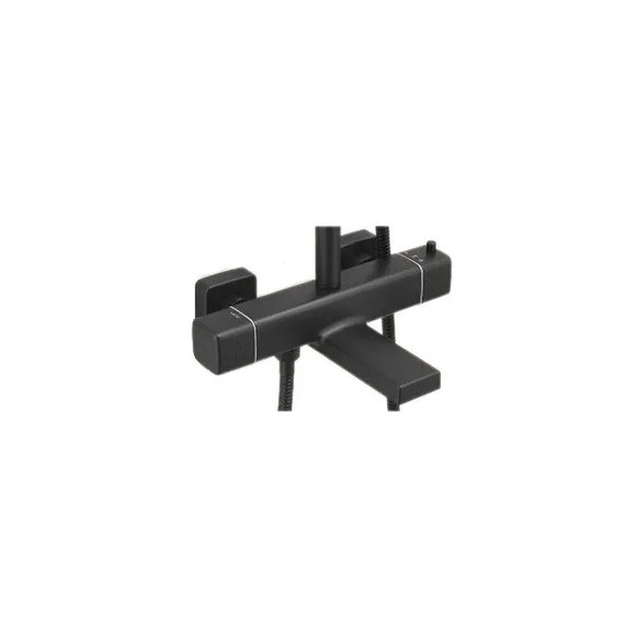 Душевая стойка с термостатом Haiba HB24537-7, чёрный - фото 18