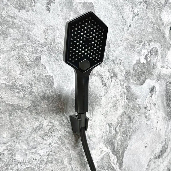 Смеситель для ванны Haiba HB60726-3, оружейная сталь - фото 2