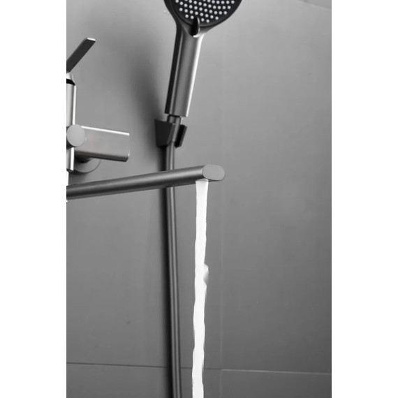 Смеситель для ванны Belz B22813-3, оружейная сталь - фото 9