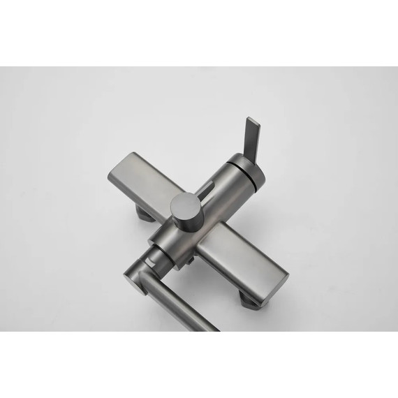 Смеситель для ванны Belz B22813-3, оружейная сталь - фото 14