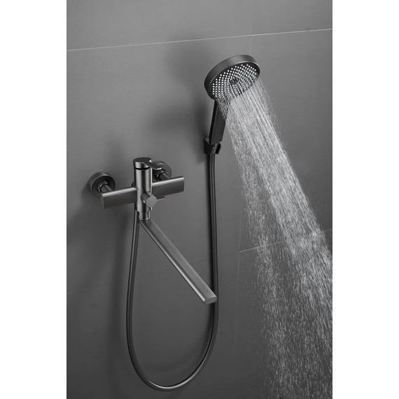 Смеситель для ванны Belz B22813-3, оружейная сталь - фото 4