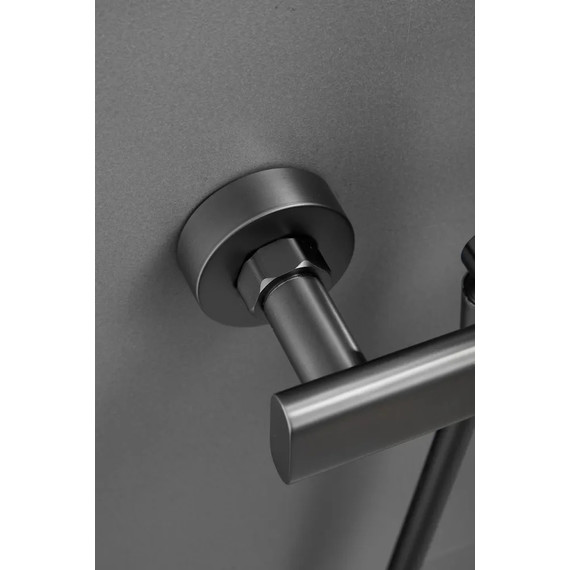 Смеситель для ванны Belz B22813-3, оружейная сталь - фото 7