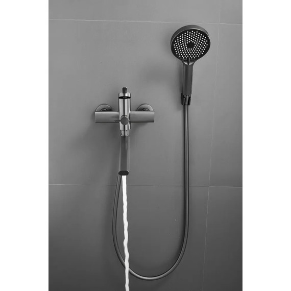 Смеситель для ванны Belz B22813-3, оружейная сталь - фото 3