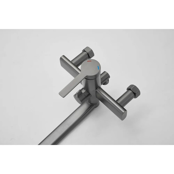 Смеситель для ванны Belz B22813-3, оружейная сталь - фото 13