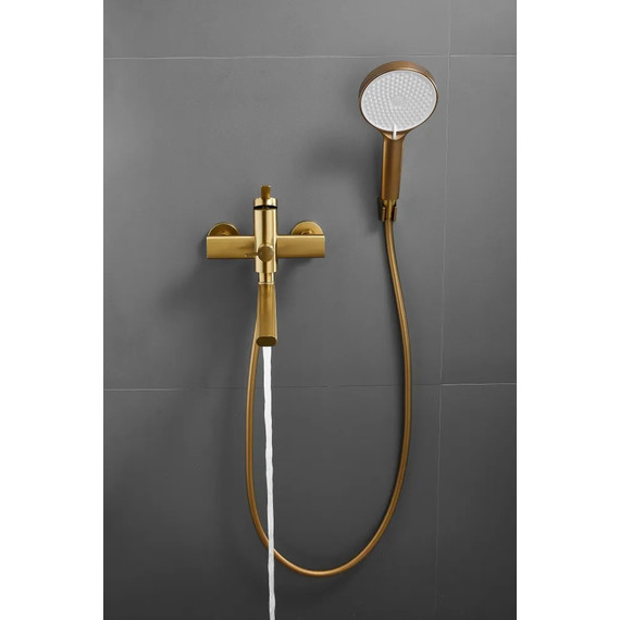 Смеситель для ванны Belz B22813-5, золото - фото 3