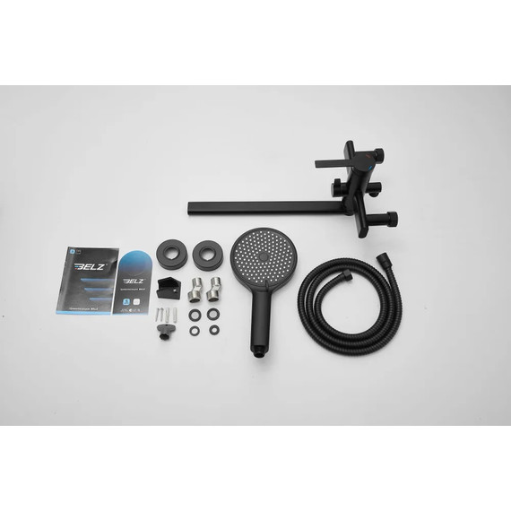 Смеситель для ванны Belz B22813-7, чёрный - фото 14