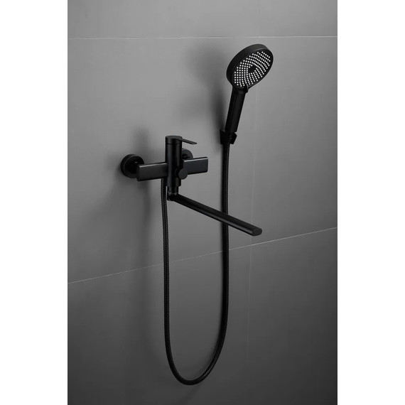 Смеситель для ванны Belz B22813-7, чёрный - фото 2