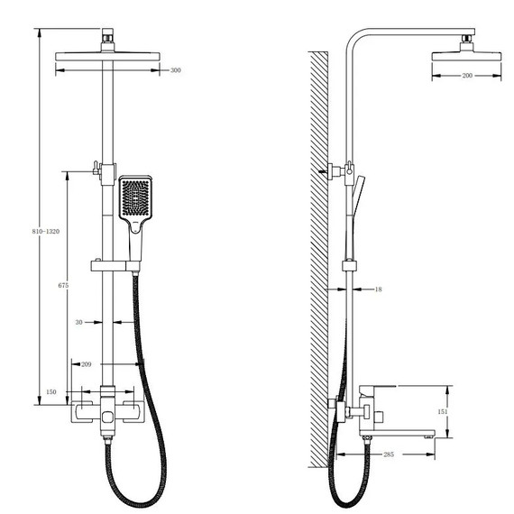 Душевая стойка Belz B24817-8, белый - фото 14