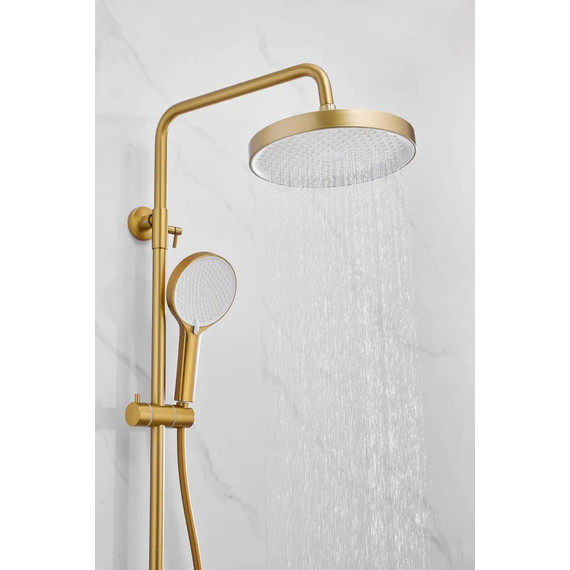 Душевая стойка Belz B24713-5, золото - фото 4