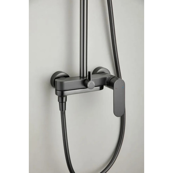 Душевая стойка Belz B24713-3, оружейная сталь - фото 4