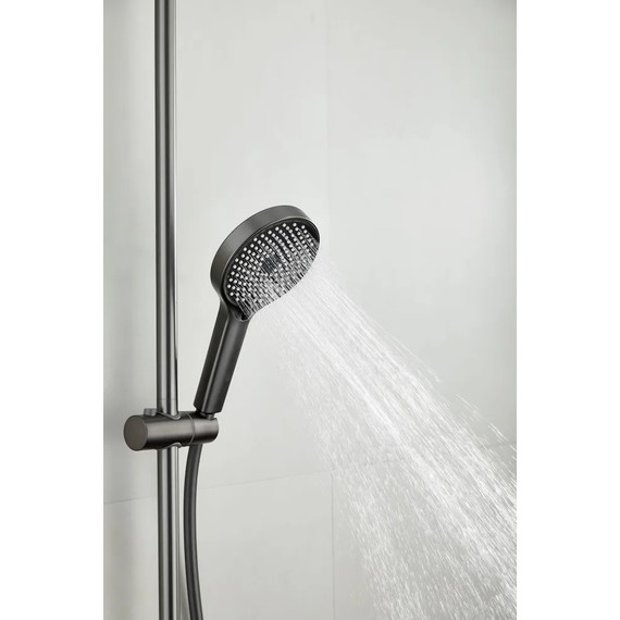 Душевая стойка Belz B24713-3, оружейная сталь - фото 7