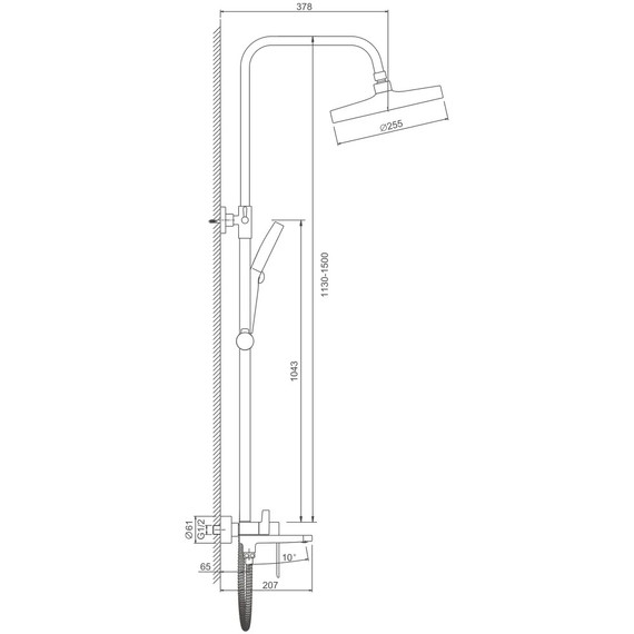 Душевая стойка Belz B24713 - фото 16