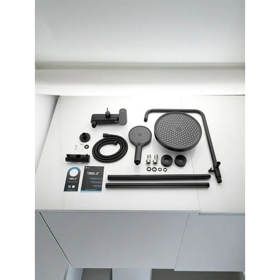 Душевая стойка Belz B24713-7, чёрный - фото 24