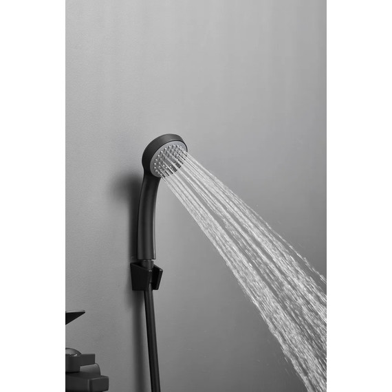 Смеситель для ванны Haiba HB60719-7, чёрный - фото 5