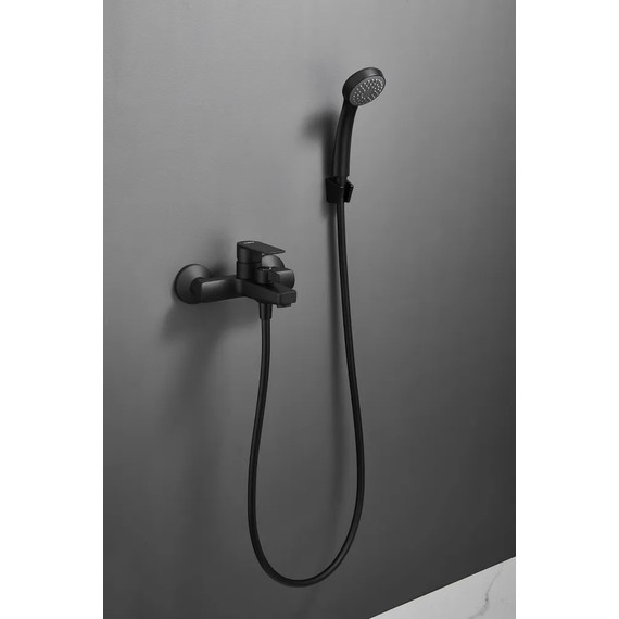 Смеситель для ванны Haiba HB60719-7, чёрный - фото 2