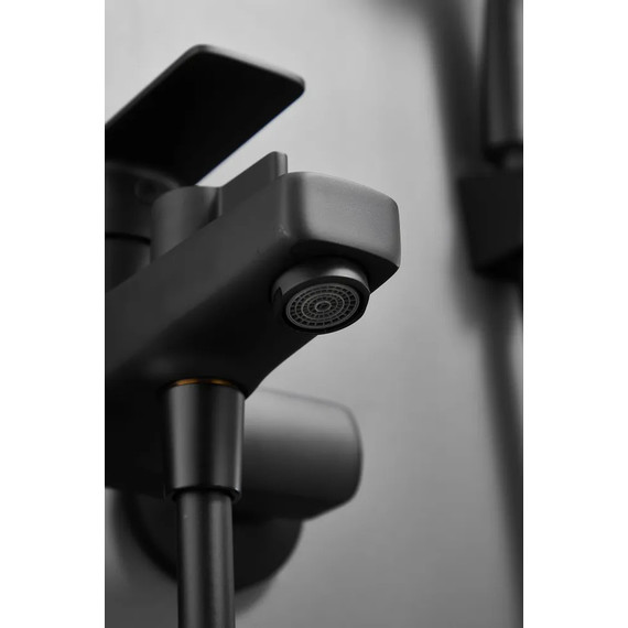 Смеситель для ванны Haiba HB60719-7, чёрный - фото 8