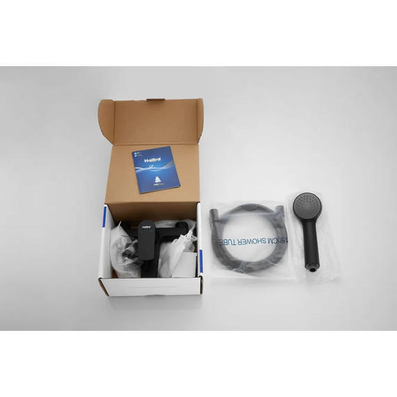 Смеситель для ванны Haiba HB60719-7, чёрный - фото 14