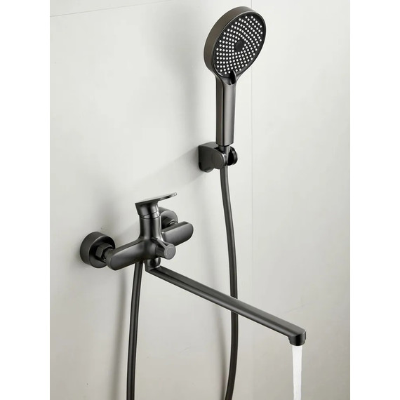 Смеситель для ванны Belz B22713-3, графит - фото 10