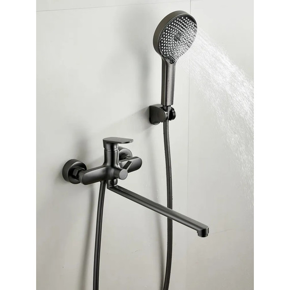 Смеситель для ванны Belz B22713-3, графит - фото 11