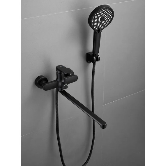 Смеситель для ванны Belz B22713-7, чёрный - фото 7