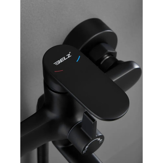 Смеситель для ванны Belz B22713-7, чёрный - фото 11