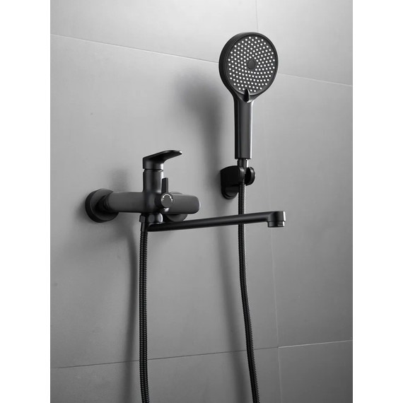 Смеситель для ванны Belz B22713-7, чёрный - фото 8