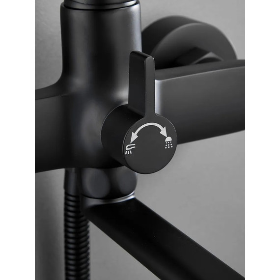 Смеситель для ванны Belz B22713-7, чёрный - фото 10