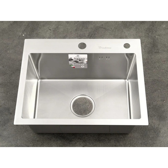 Кухонная мойка Diadonna DS5040, сатин - фото 3