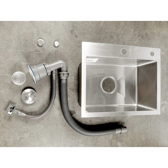 Кухонная мойка Diadonna DS5040, сатин - фото 5