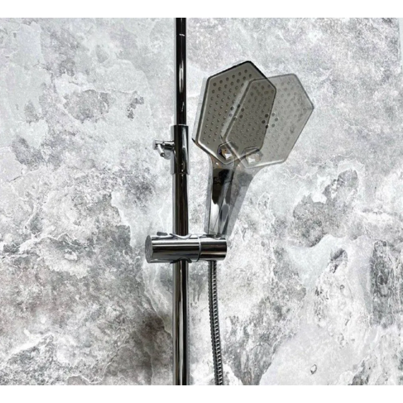 Душевая стойка с термостатом Haiba HB24726 - фото 12