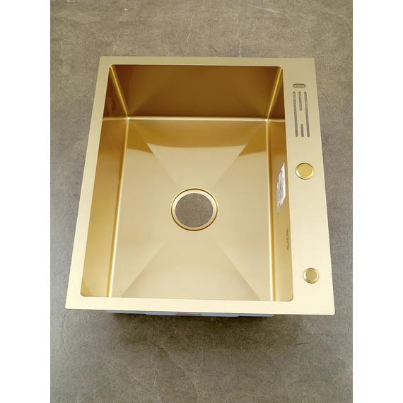 Кухонная мойка Diadonna DS5060G, золото - фото 2