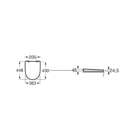 Сиденье с крышкой для унитаза Roca Ona ZRU9310293 - фото 9
