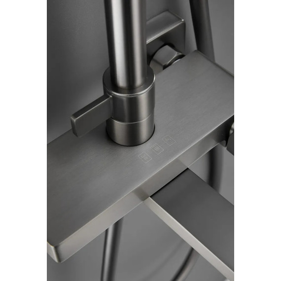 Душевая стойка Haiba HB24732-3, оружейная сталь - фото 13