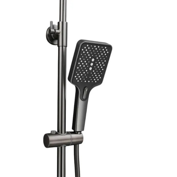 Душевая стойка Haiba HB24732-3, оружейная сталь - фото 18