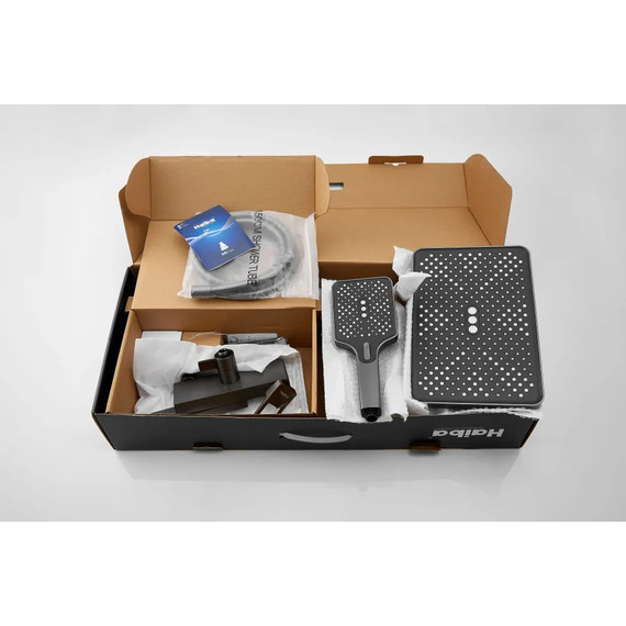 Душевая стойка Haiba HB24732-3, оружейная сталь - фото 21