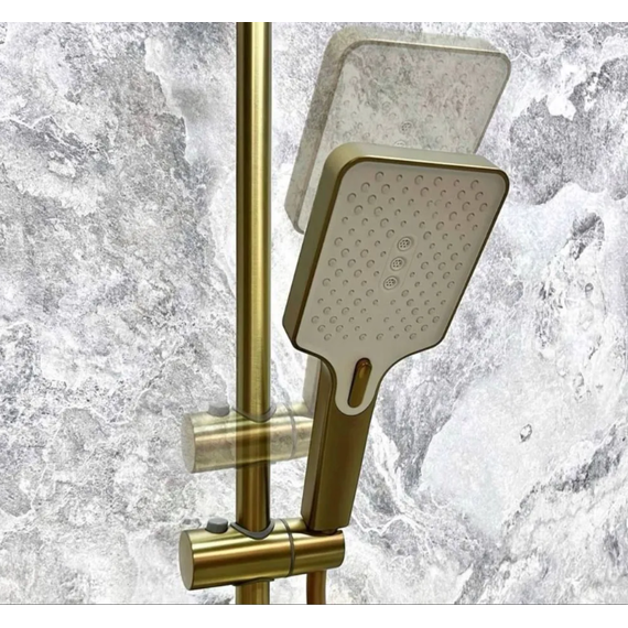 Душевая стойка Haiba HB24732-5, золото - фото 6