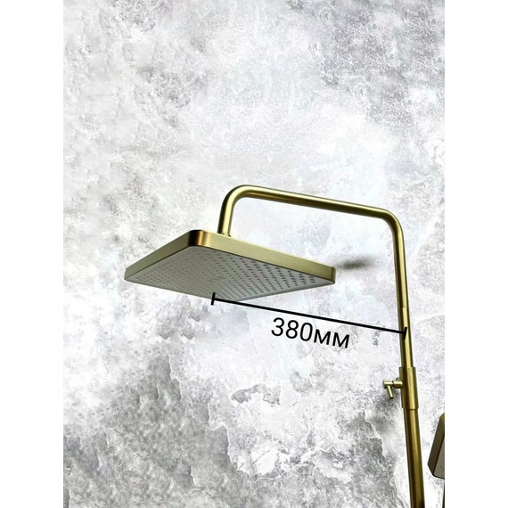 Душевая стойка Haiba HB24732-5, золото - фото 7