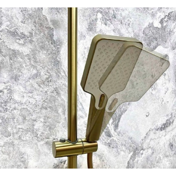 Душевая стойка Haiba HB24732-5, золото - фото 8