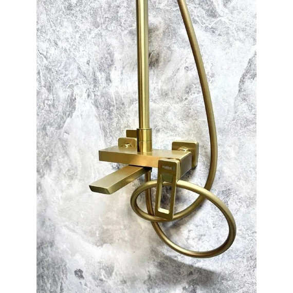 Душевая стойка Haiba HB24732-5, золото - фото 13