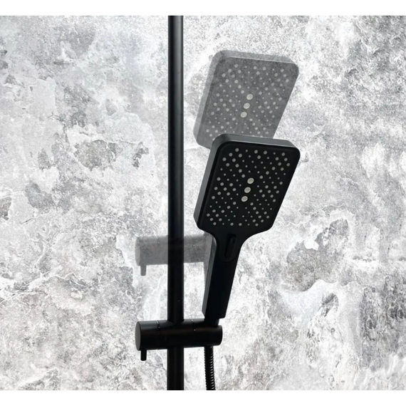 Душевая стойка Haiba HB24732-7, чёрный - фото 4