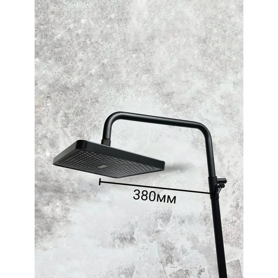 Душевая стойка Haiba HB24732-7, чёрный - фото 10