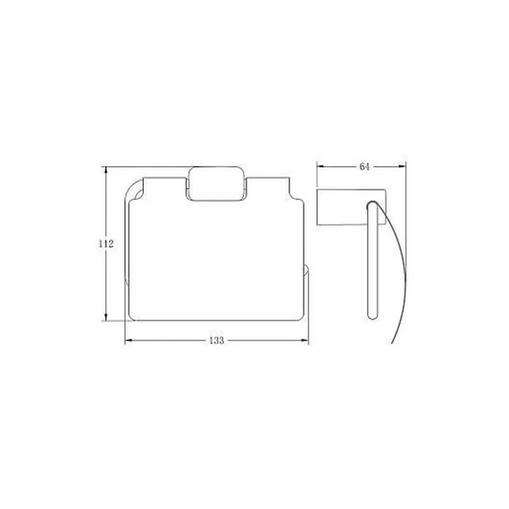 Держатель для туалетной бумаги Belz B91003, цвет белый - фото 2