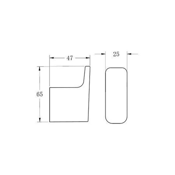 Крючок Belz B91005-1, цвет белый - фото 2