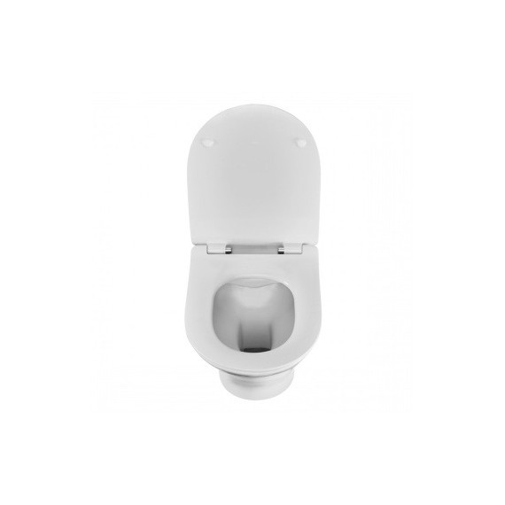 Унитаз подвесной безободковый Roca LEON Rimless ZRU9307612 - фото 6