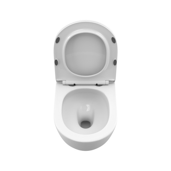 Инсталляция с подвесным унитазом комплект: BelBagno Uno BB5177CH-TOR/SC/BB026/BB081CR с подвесным безободковым унитазом, сиденье микролифт, крепление, кнопка смыва хром (система смыва торнадо) - фото 6