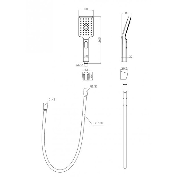 Смеситель для ванны BelBagno LUC-VASM-CRM - фото 3