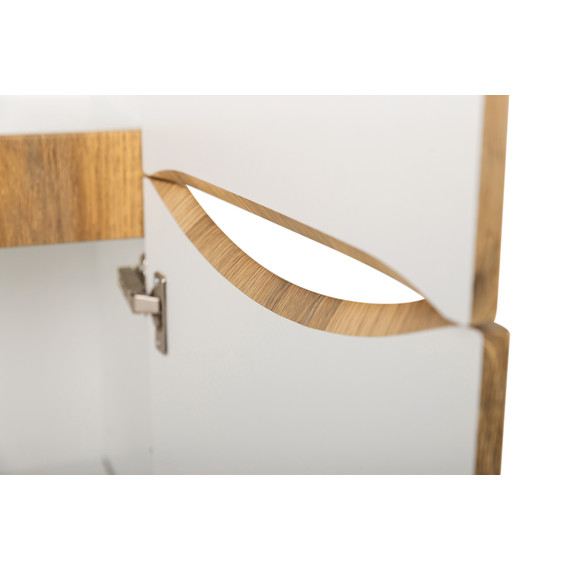 Пенал подвесной BelBagno 40 см FLY-MARINO-1500-2A-SC-RR-P-R, rovere rustico - фото 6