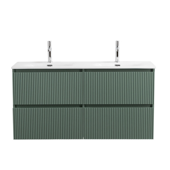 Тумба подвесная с раковиной BelBagno 120 см UNO-1200-4C-SO-VO, еловый матовый - фото 
